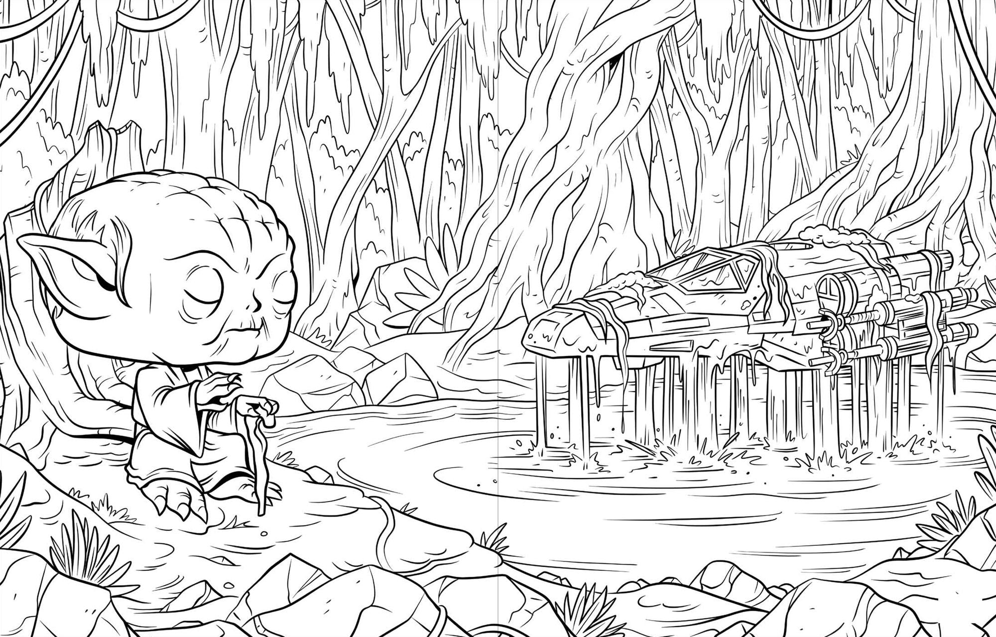Star Wars: The Official Funko POP! Coloring Book