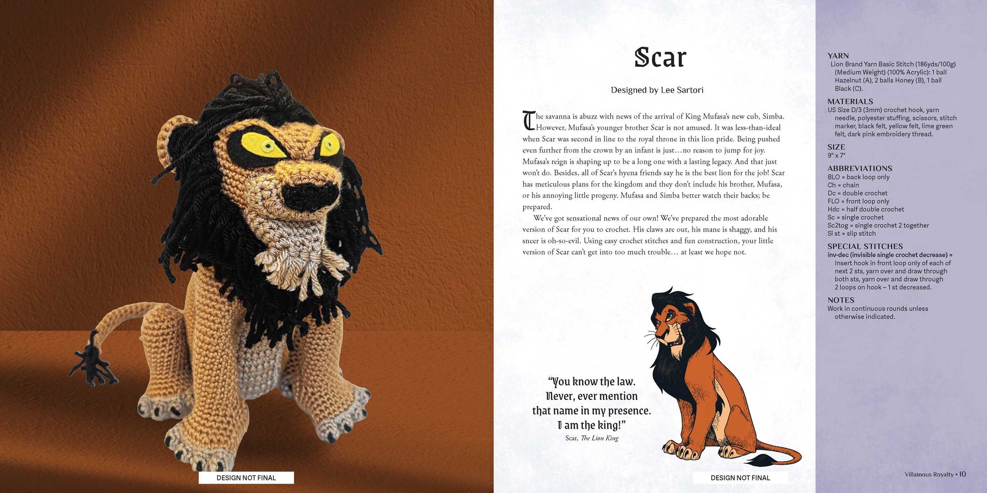 Disney Villains Amigurumi: 20+ Crochet Patterns for the Unapologetic Crafter