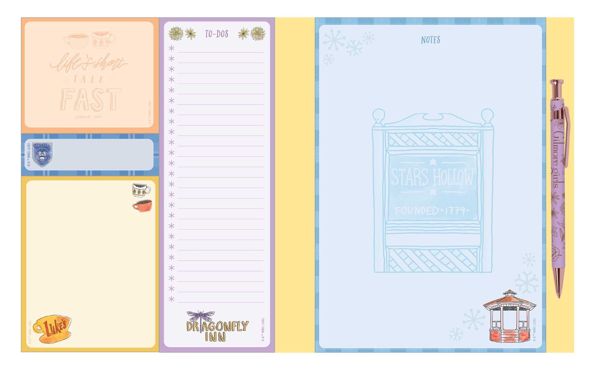 Gilmore Girls Memo Pad Set