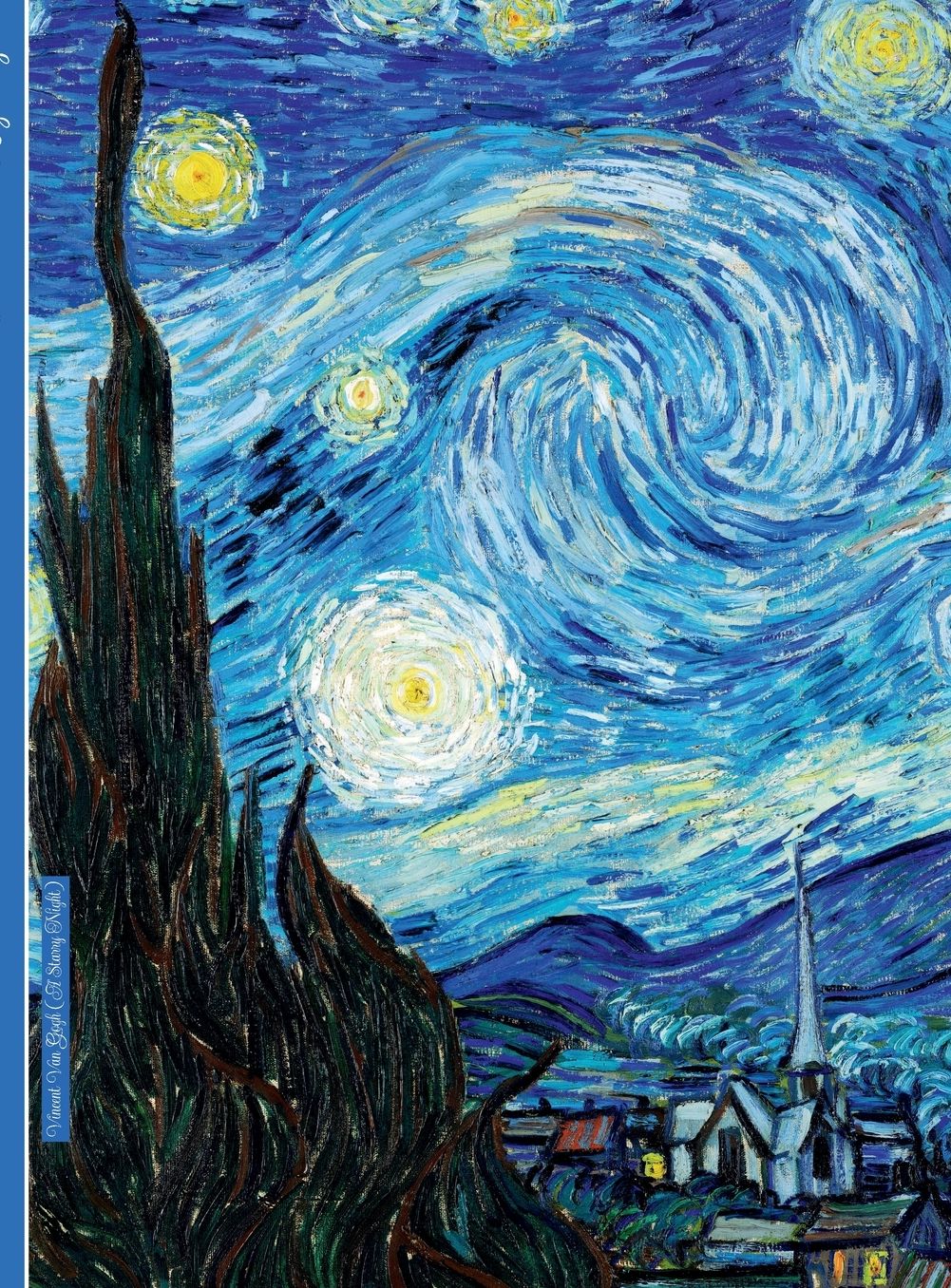 Vincent Van Gogh Artwork Starry Night Internet Password Keeper Manager Book: Hardcover 8.5x11 Internet Login Keeper Password Website Logbook Keeper List Book Usernames Data User IDs Organizer