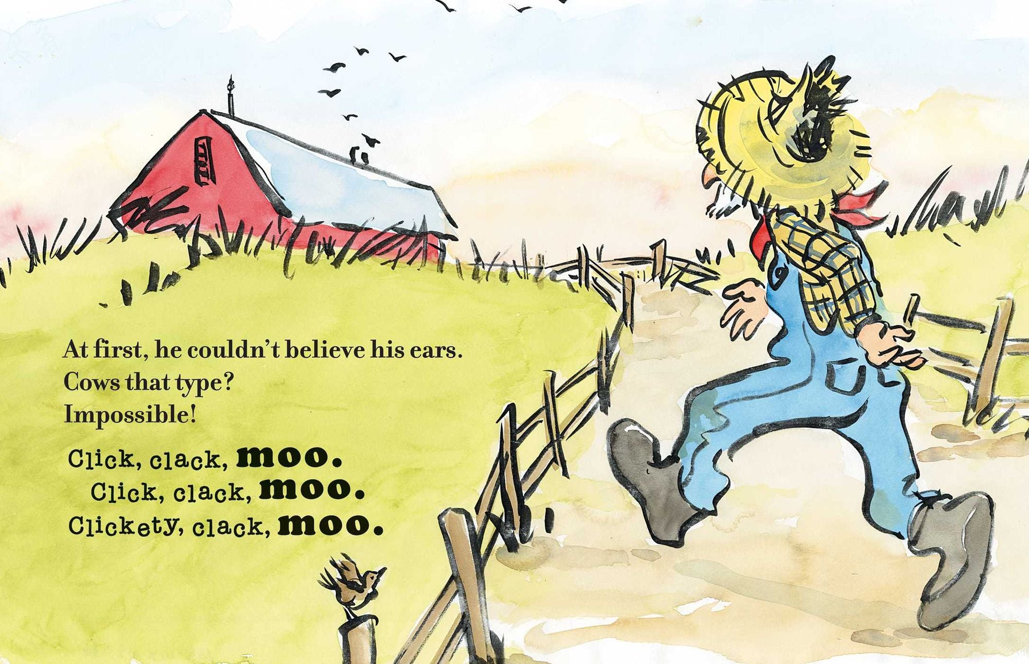 Click, Clack, Moo (25th Anniversary Edition): Cows That Type (Caldecott Honor Book)