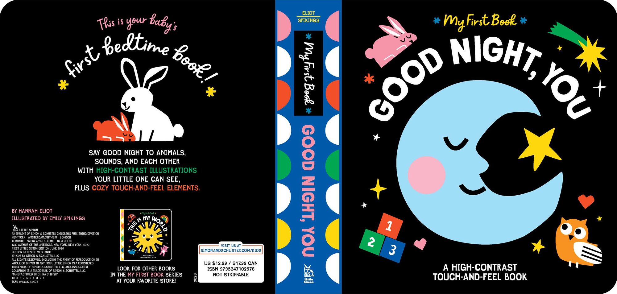 Good Night, You: A High-Contrast Touch-and-Feel Book