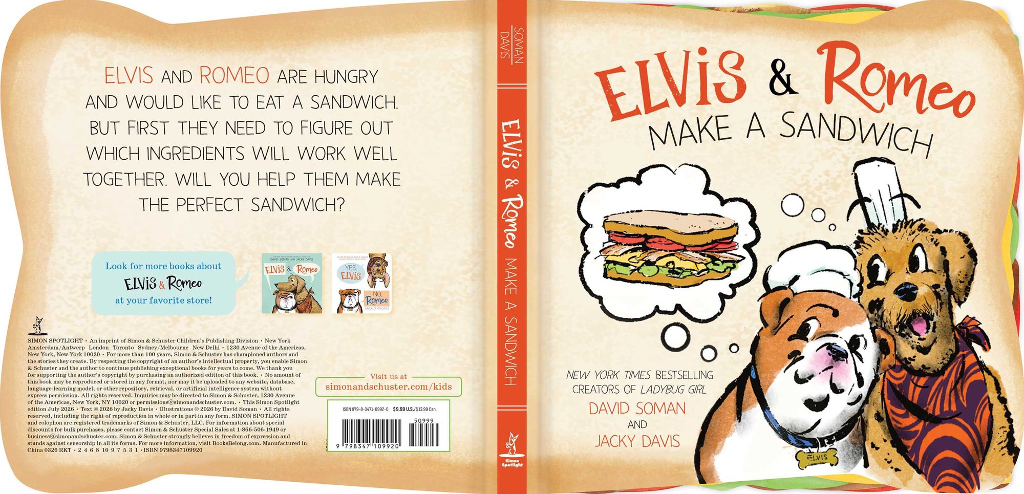Elvis & Romeo Make a Sandwich