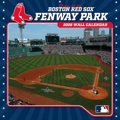 2026 12x12 Stadium Wall Calendar Boston Red Sox Fenway Park