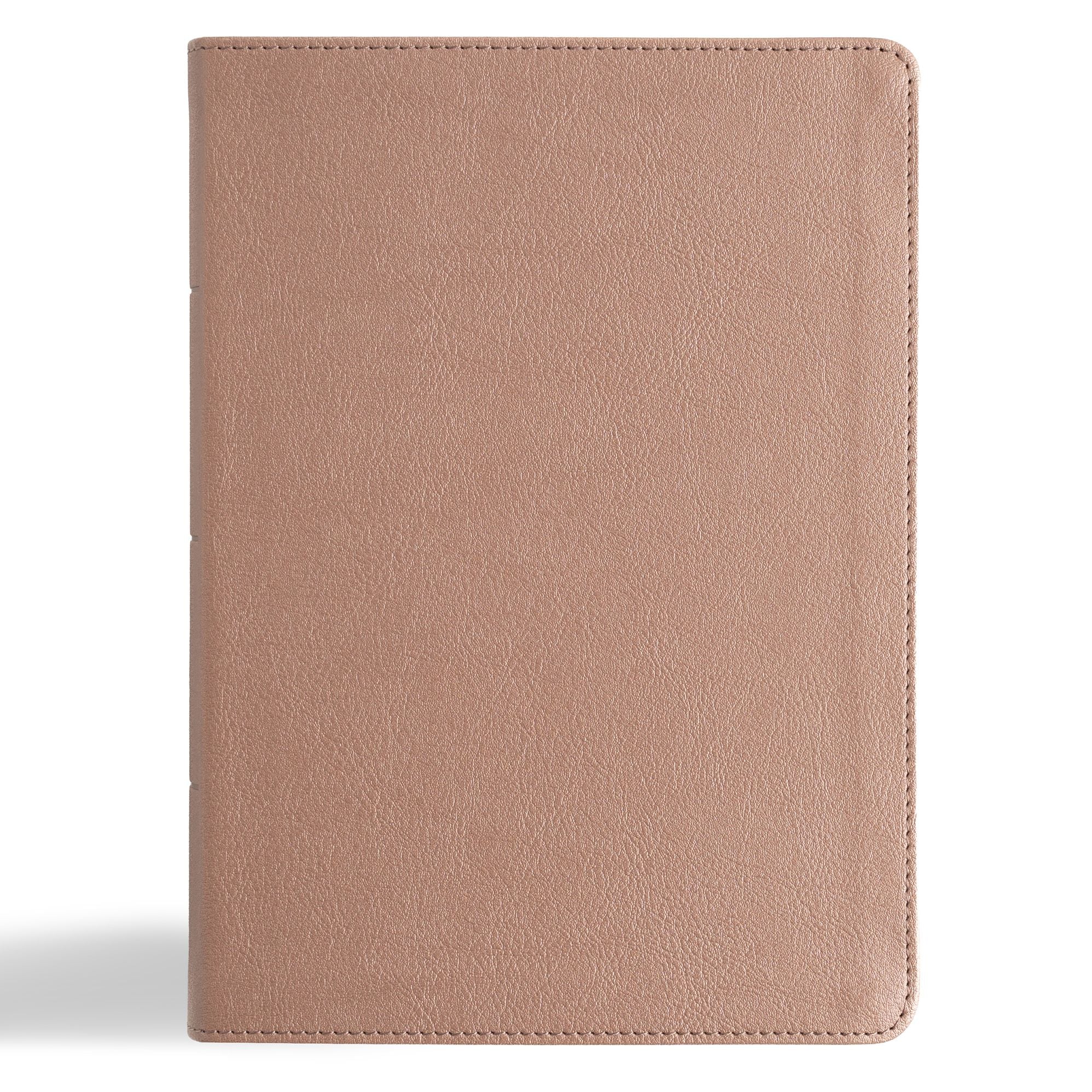 KJV Study Bible, Personal Size Edition, Rose Gold LeatherTouch