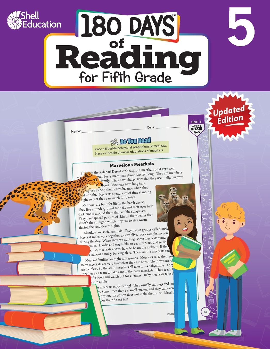 180 Days™: Reading for Fifth Grade, 2nd Edition: Practice, Assess, Diagnose