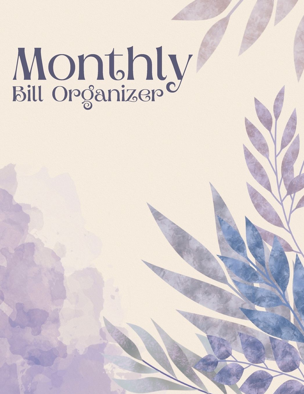 Monthly Bill Organizer