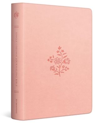 ESV Single Column Journaling Bible (TruTone, Blush Rose, Wildflower Design)