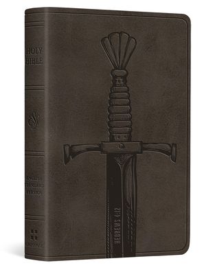ESV Vest Pocket New Testament with Psalms and Proverbs, Red Letter (TruTone, Silver, Sword Design)