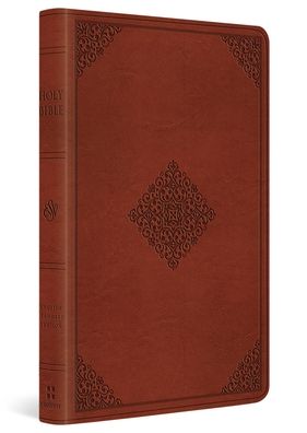 ESV Large Print Value Thinline Bible (TruTone, Tan, Ornament Design)