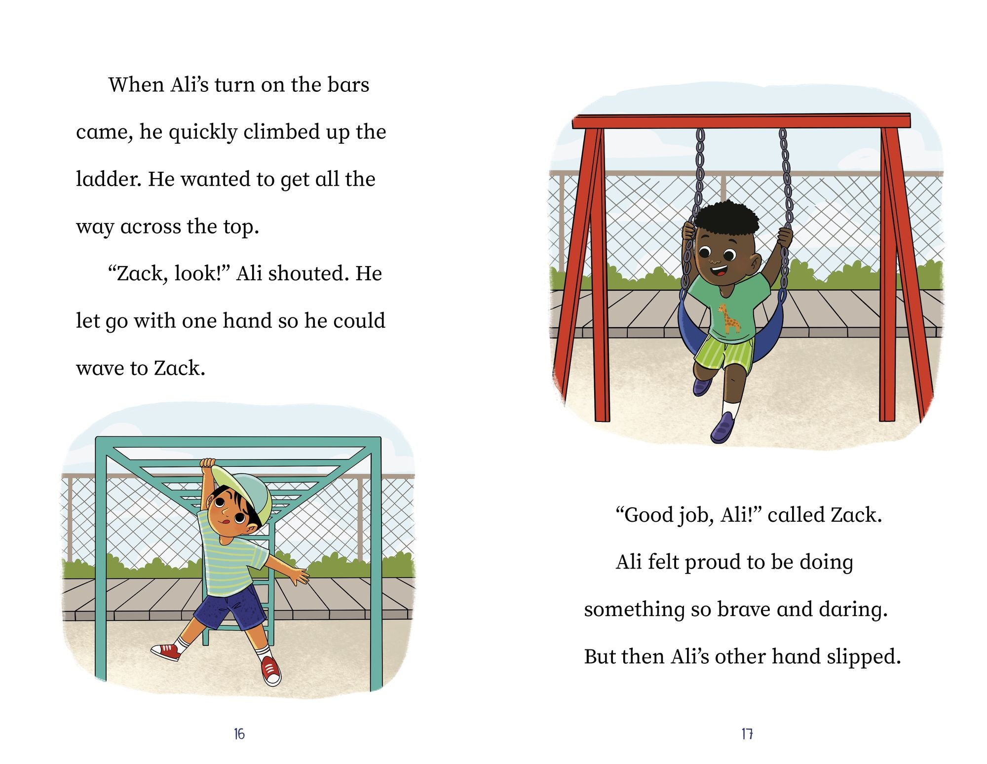 Ali the Great and the Monkey Bar Tumble