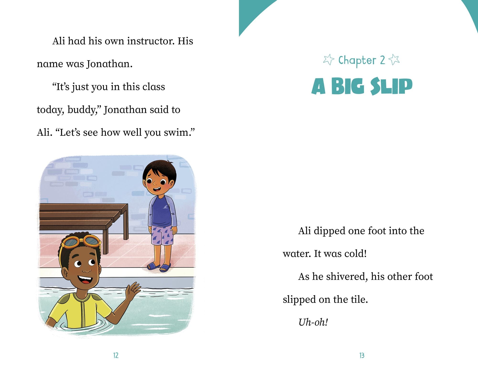 Ali the Great, Swimming Champ