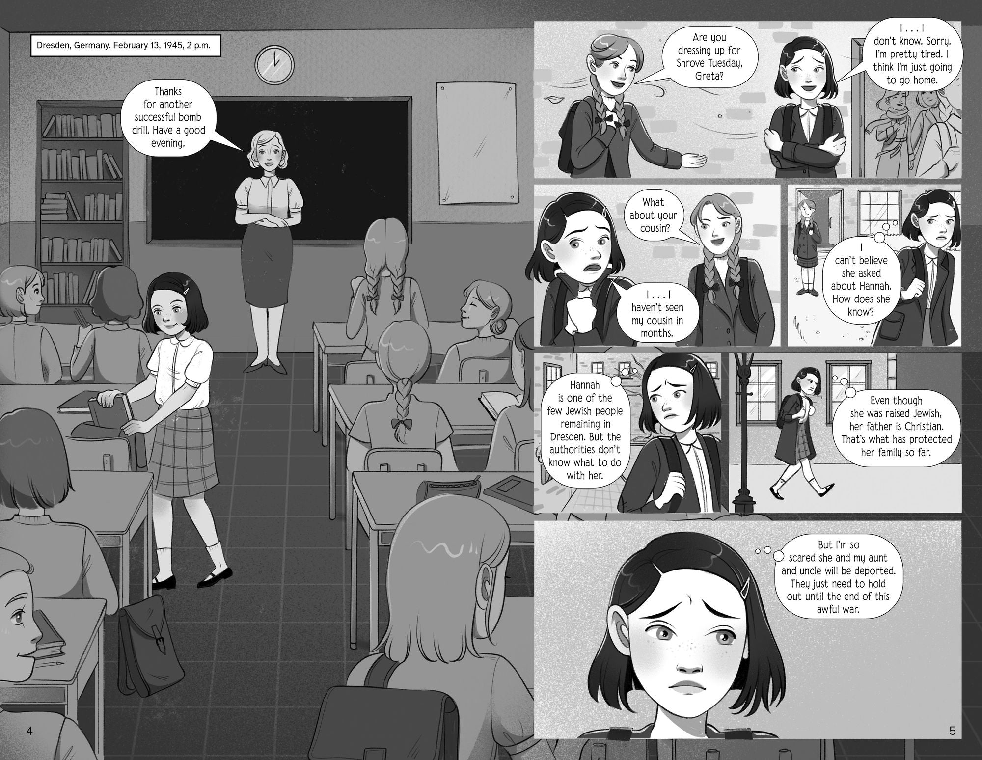 Greta and the Night Fire: A World War II Graphic Novel