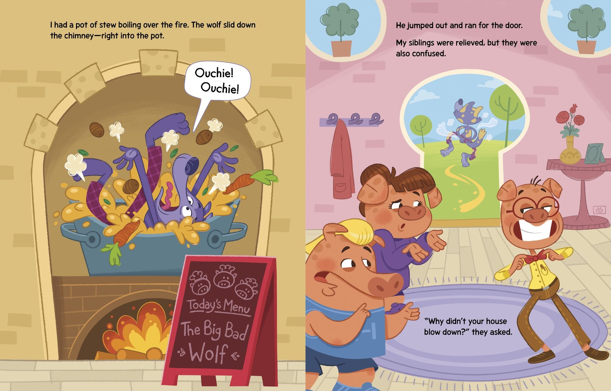 A Huff-and-Puff Proof House and the Science of the Three Little Pigs
