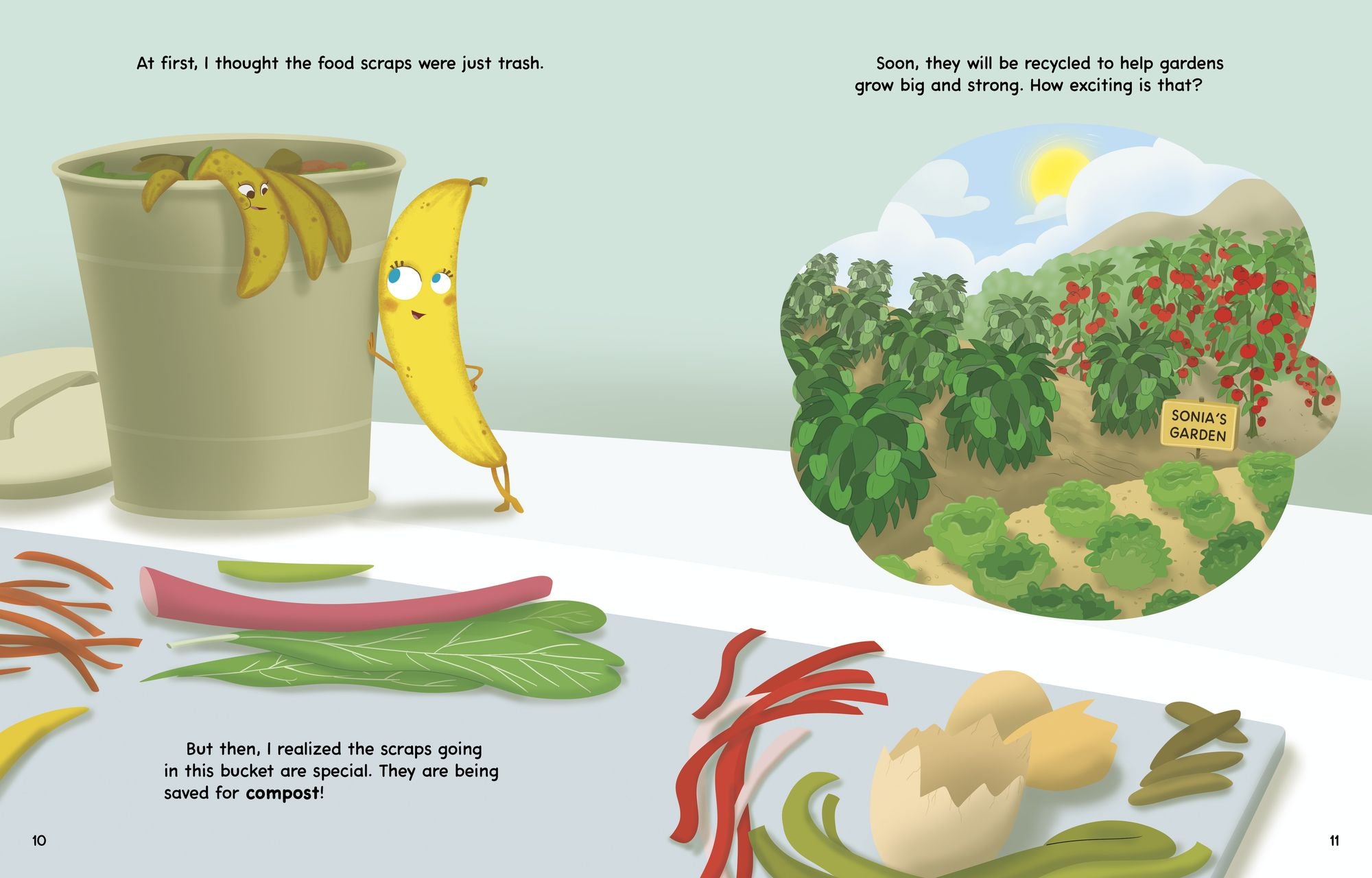 Hannah Banana's Icky, Sticky Composting Journey