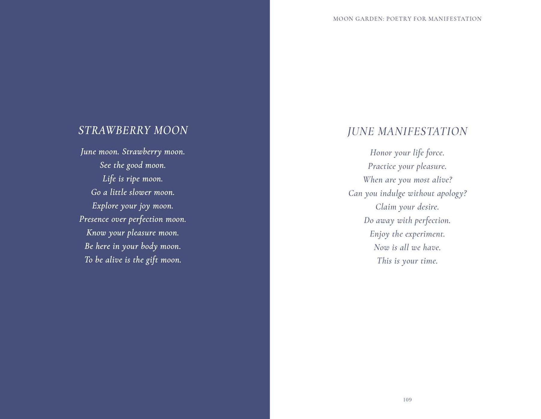 Moon Garden: Poetry for Manifestation