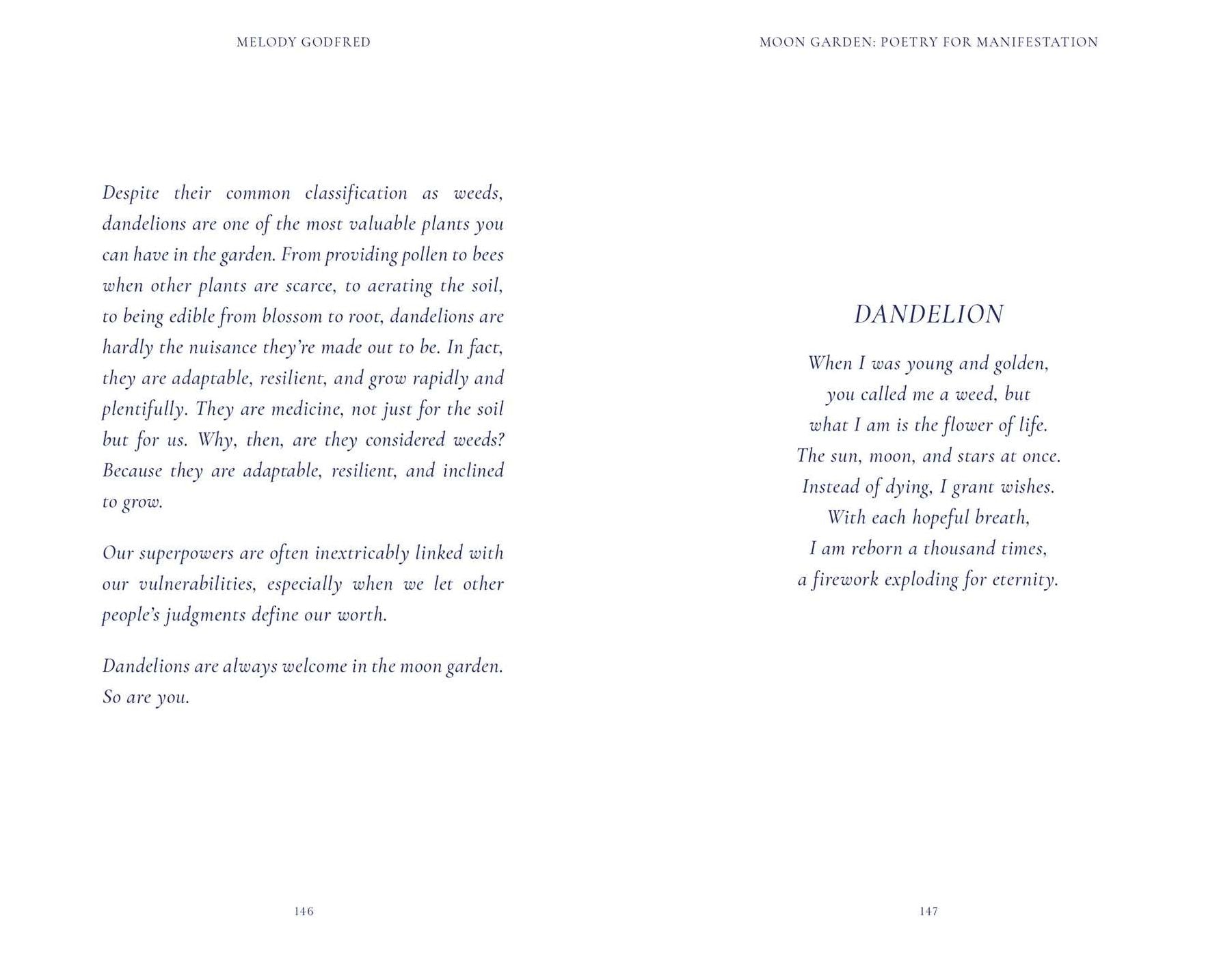 Moon Garden: Poetry for Manifestation