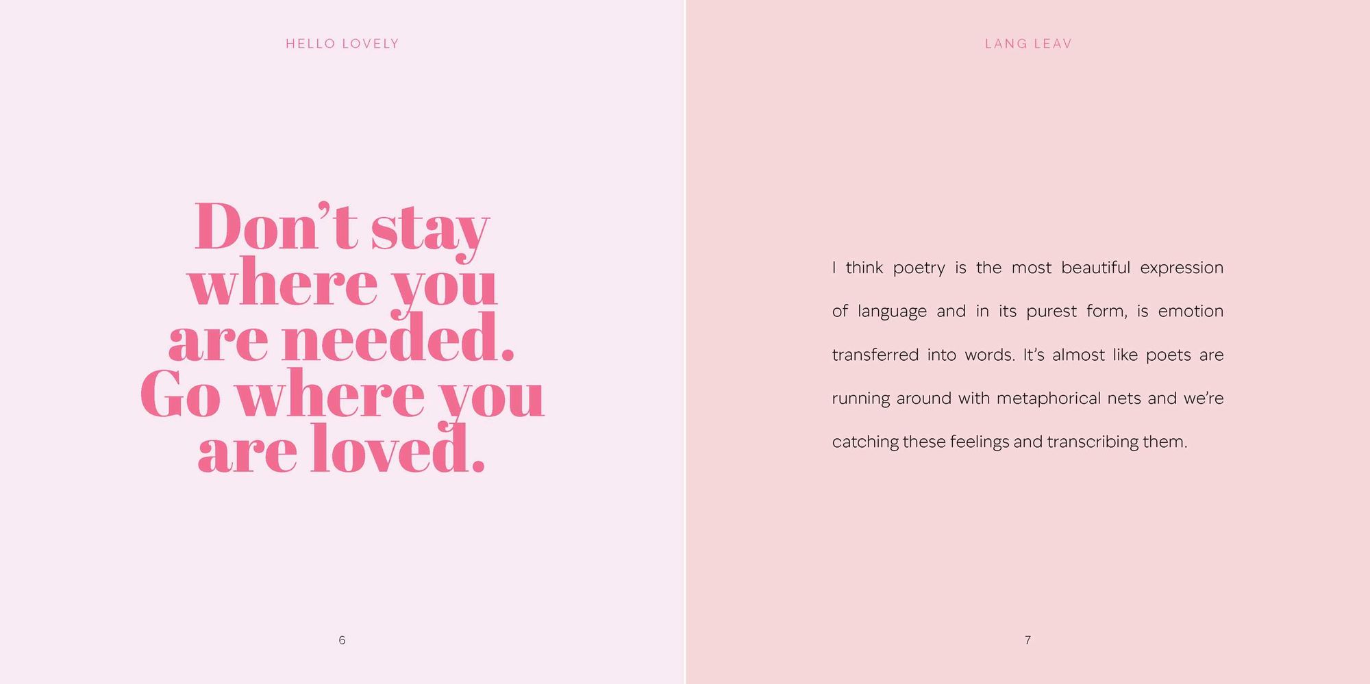 Hello Lovely!: Inspirational Quotes & Poems on Life, Love & Empowerment
