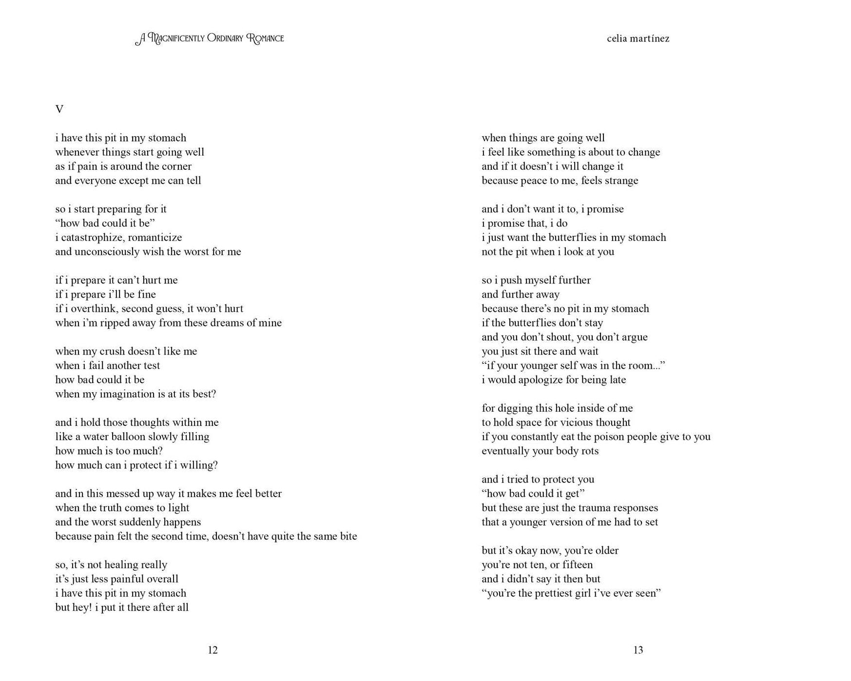 A Magnificently Ordinary Romance: A Poetry Collection