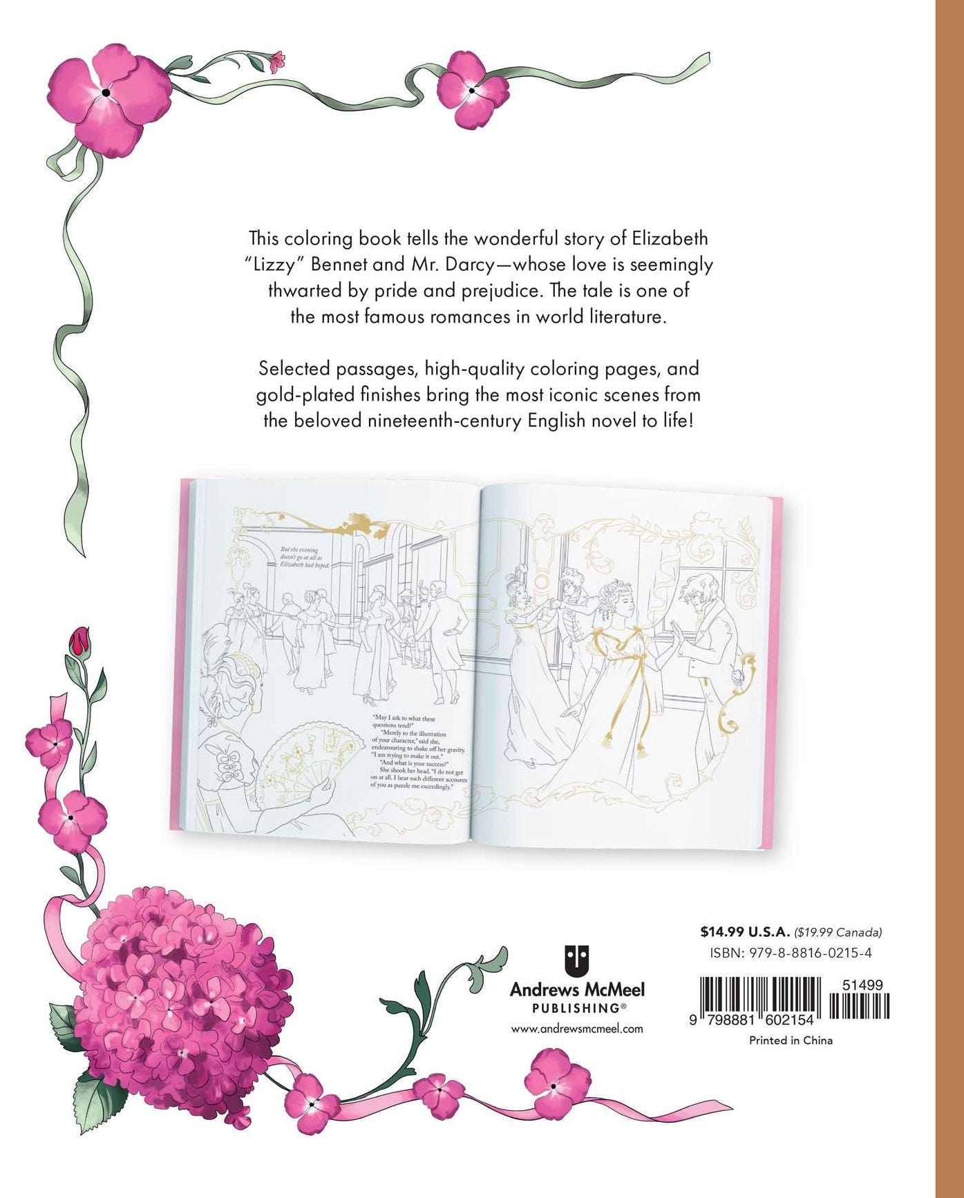 Color Your Classics Pride and Prejudice: The Big Jane Austen Coloring Book