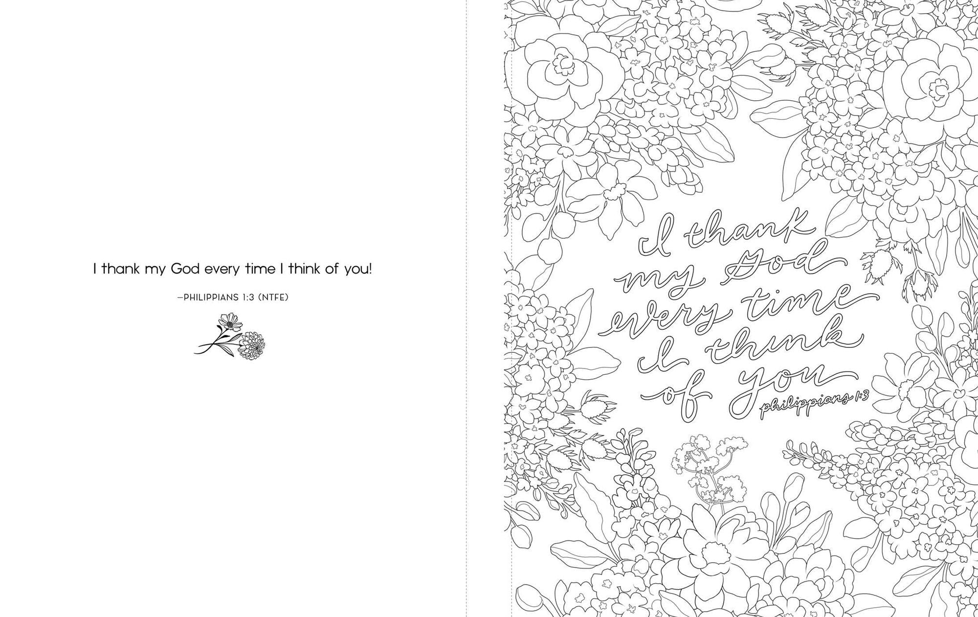 Scriptures and Florals: Life In Full Bloom: Coloring Book