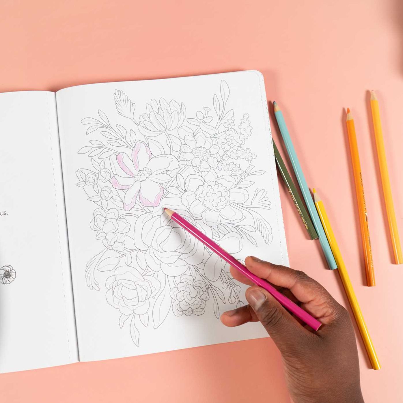 Scriptures and Florals: Life In Full Bloom: Coloring Book
