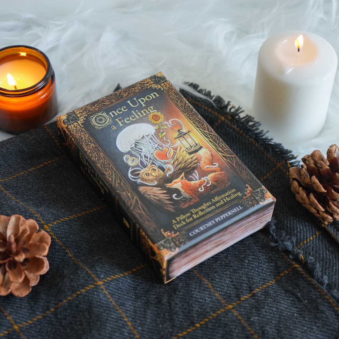 Once Upon a Feeling: A Pillow Thoughts Affirmation Deck for Reflection and Healing