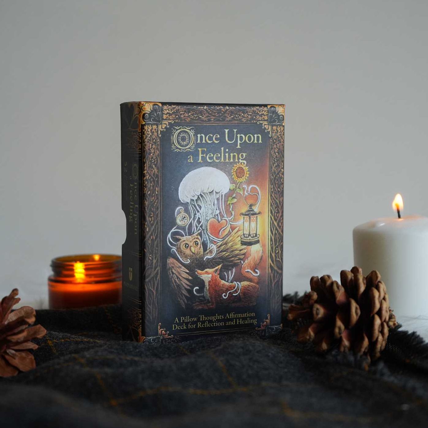 Once Upon a Feeling: A Pillow Thoughts Affirmation Deck for Reflection and Healing