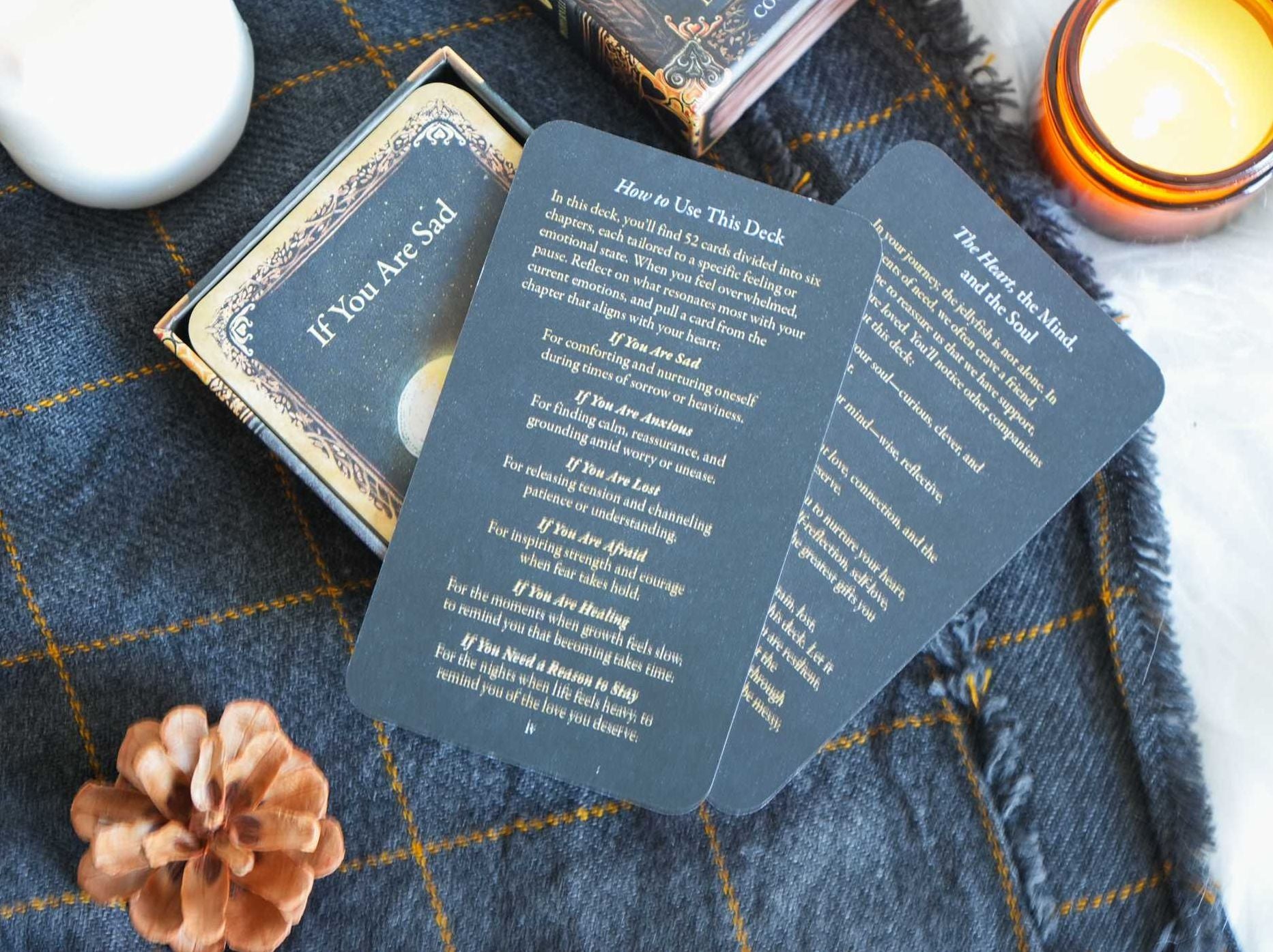 Once Upon a Feeling: A Pillow Thoughts Affirmation Deck for Reflection and Healing