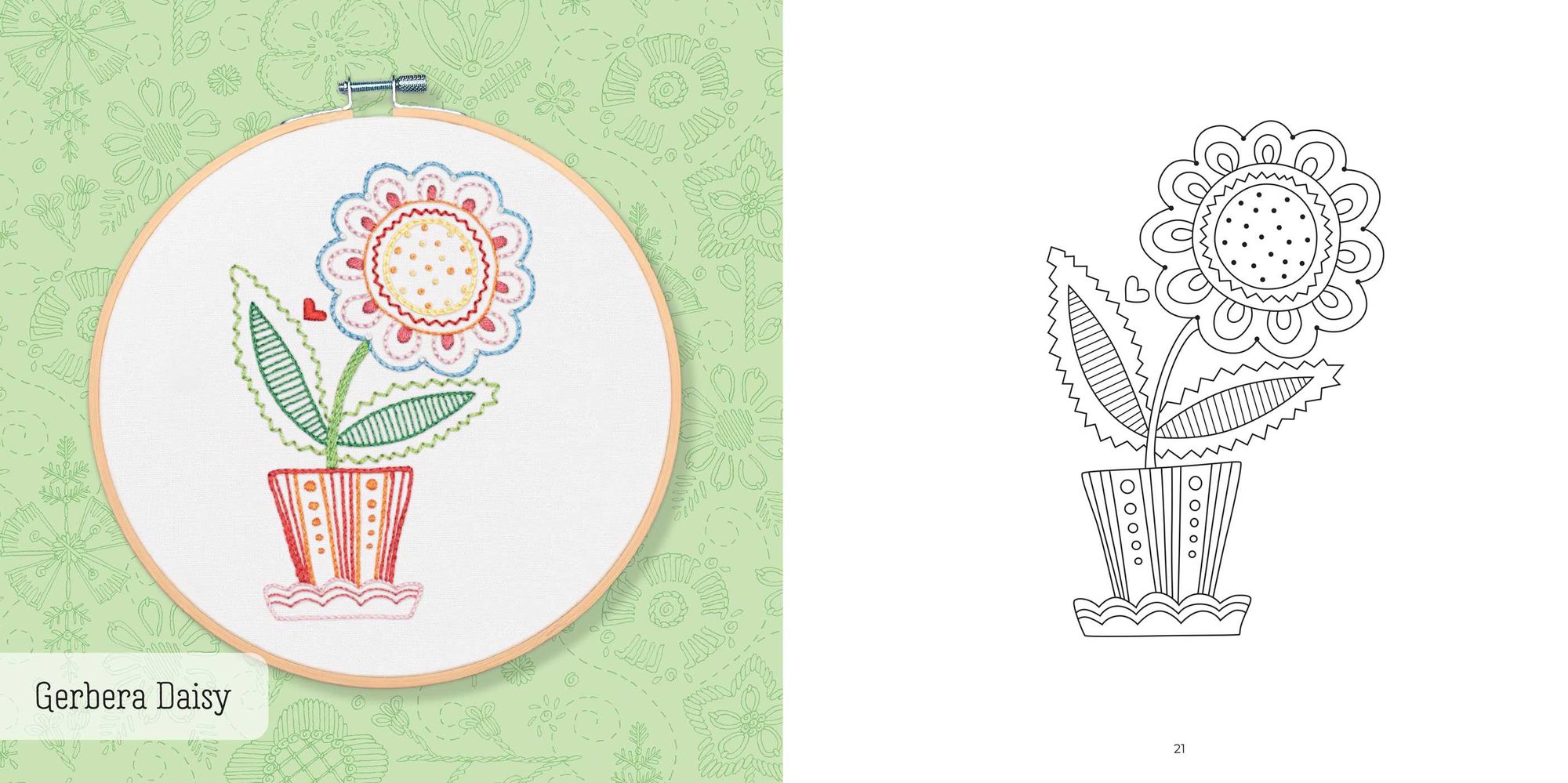 Garden of Stitches: 30 Floral Embroidery Patterns to Brighten Your Day