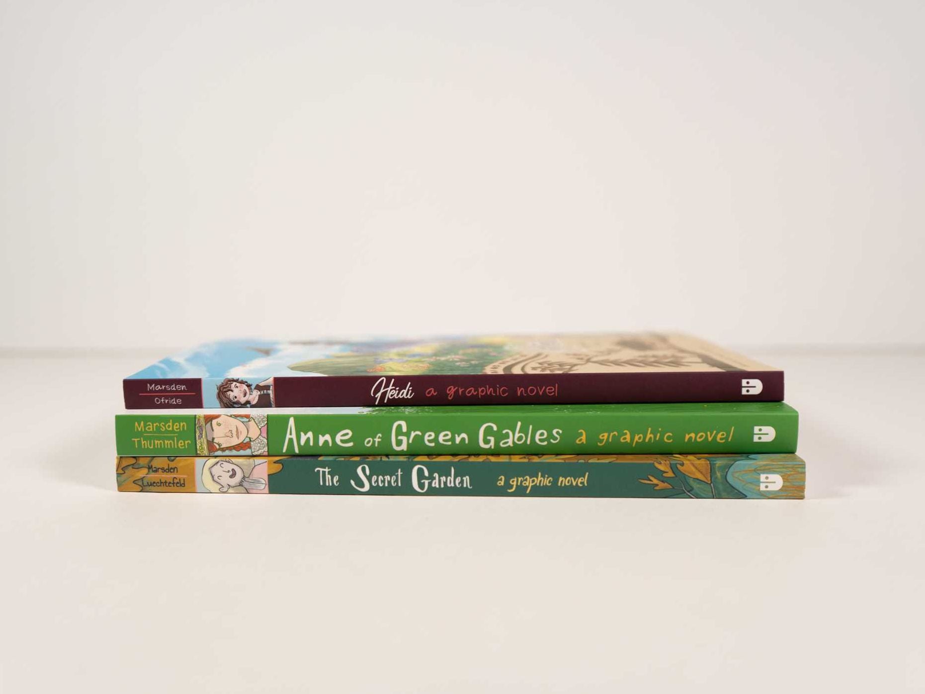 Graphic Novel Classics: The Secret Garden, Anne of Green Gables, and Heidi