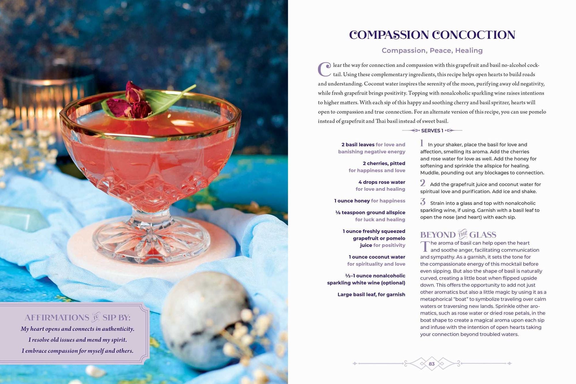 Mystical Mocktails: 60 Nonalcoholic Mindful Recipes, Rituals, and Affirmations