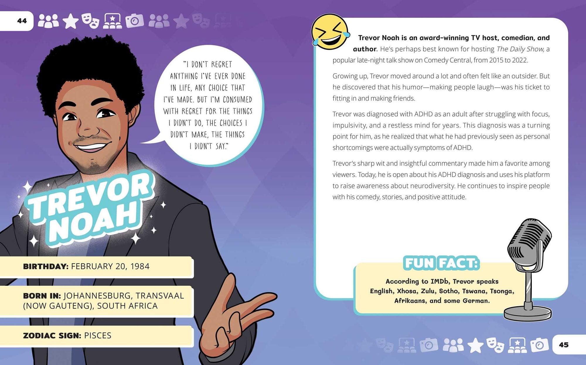 Not So Neurotypical: A Fun and Illustrated Celebration of 30 Influential People with ADHD