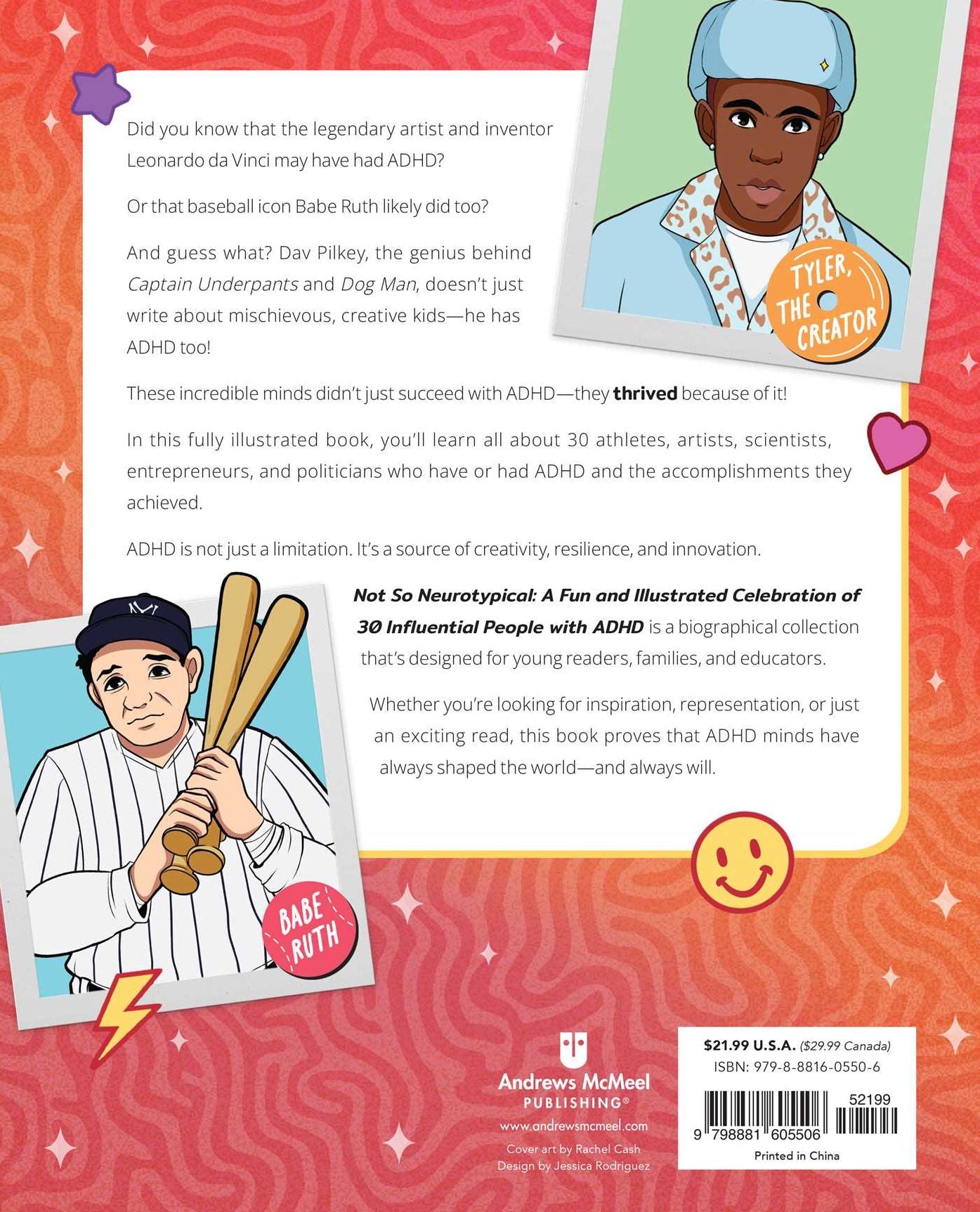 Not So Neurotypical: A Fun and Illustrated Celebration of 30 Influential People with ADHD