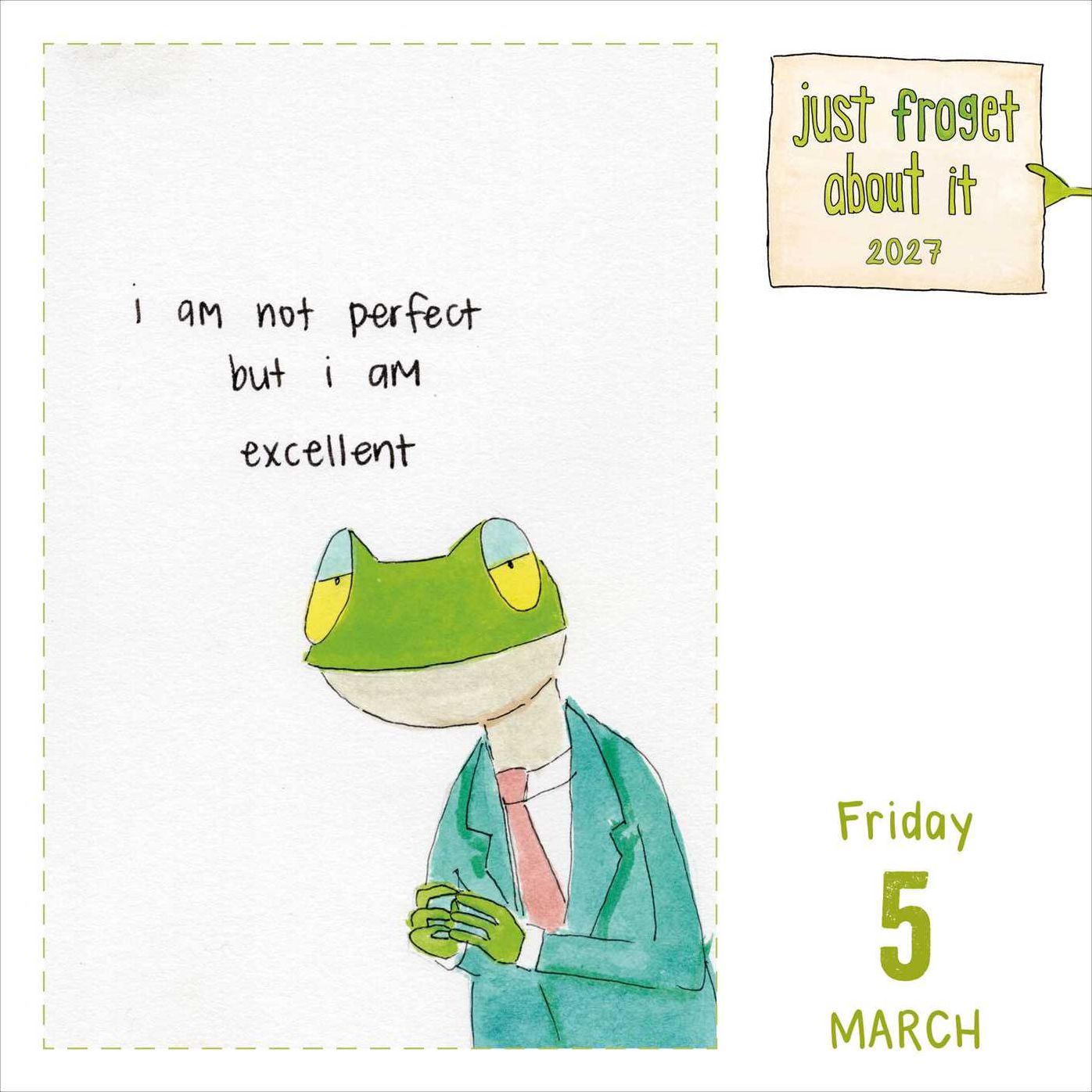 2027 Just Froget About It Comics Day-to-Day Calendar