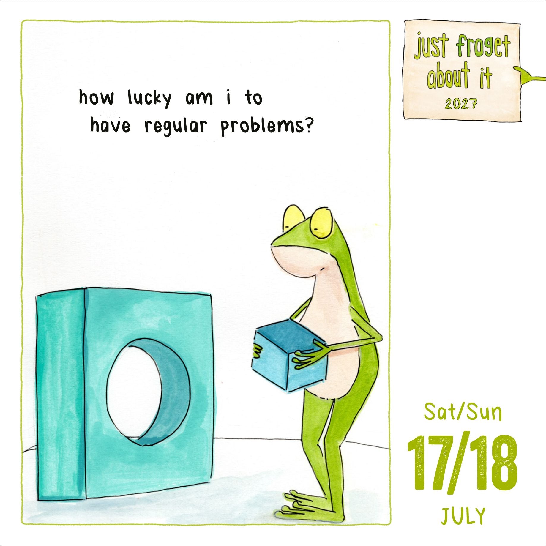2027 Just Froget About It Comics Day-to-Day Calendar