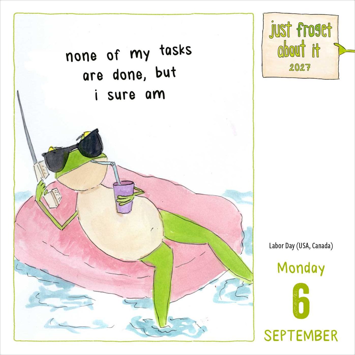 2027 Just Froget About It Comics Day-to-Day Calendar