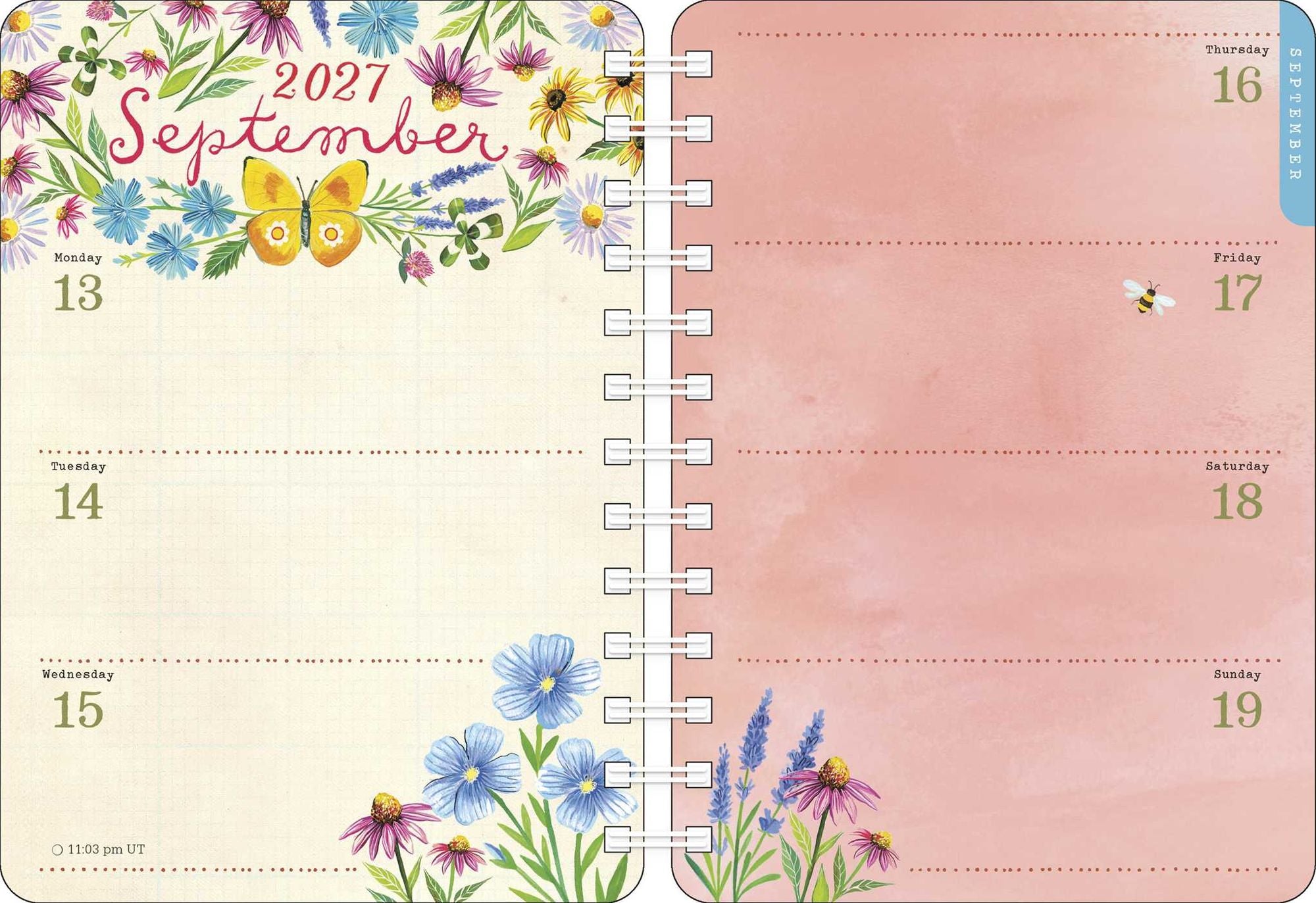 2027 Katie Daisy Where Love Grows Weekly Planner