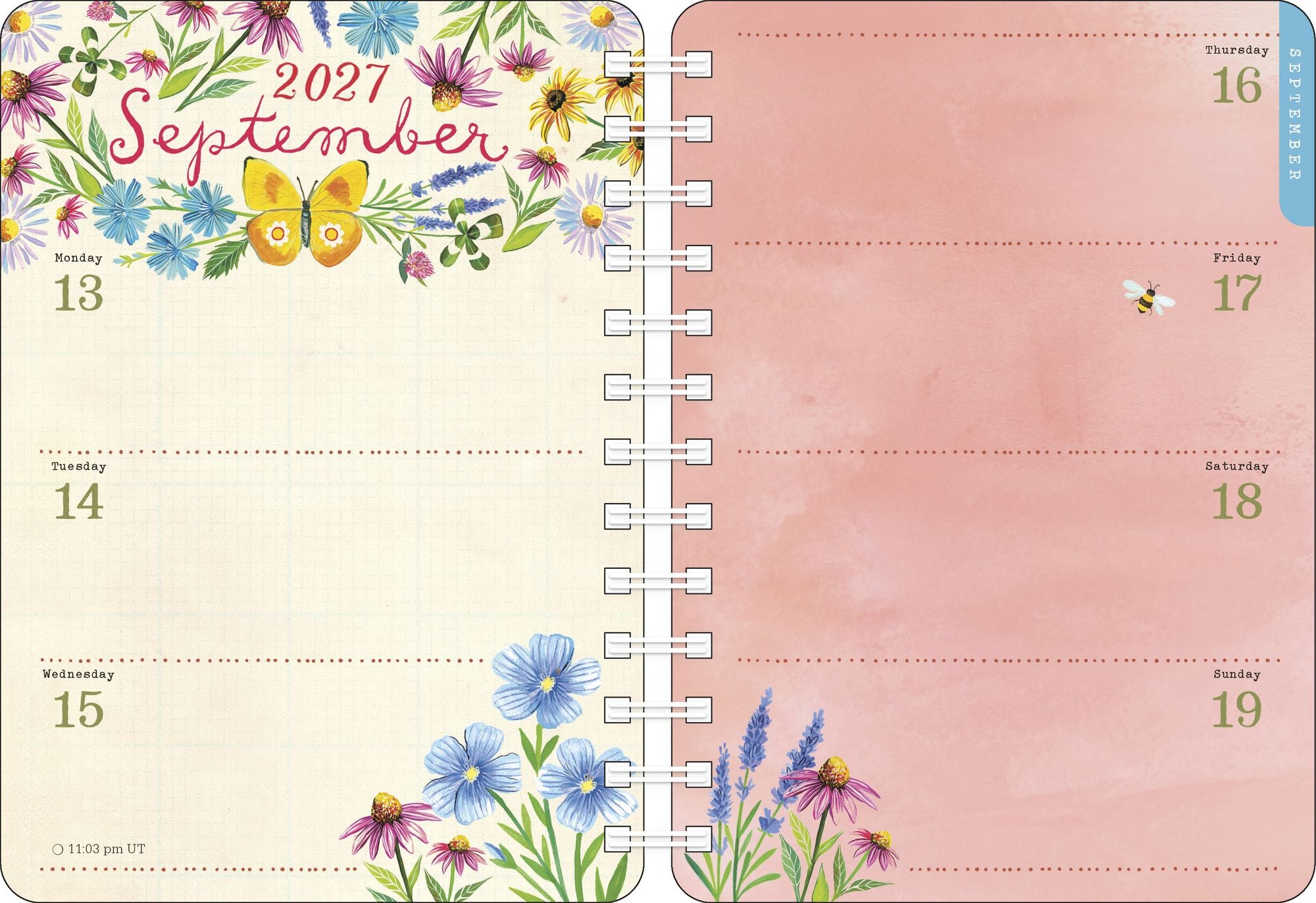 2027 Katie Daisy Where Love Grows Weekly Planner