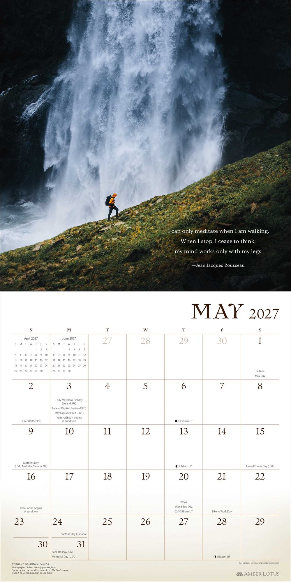 2027 Wanderlust Wall Calendar