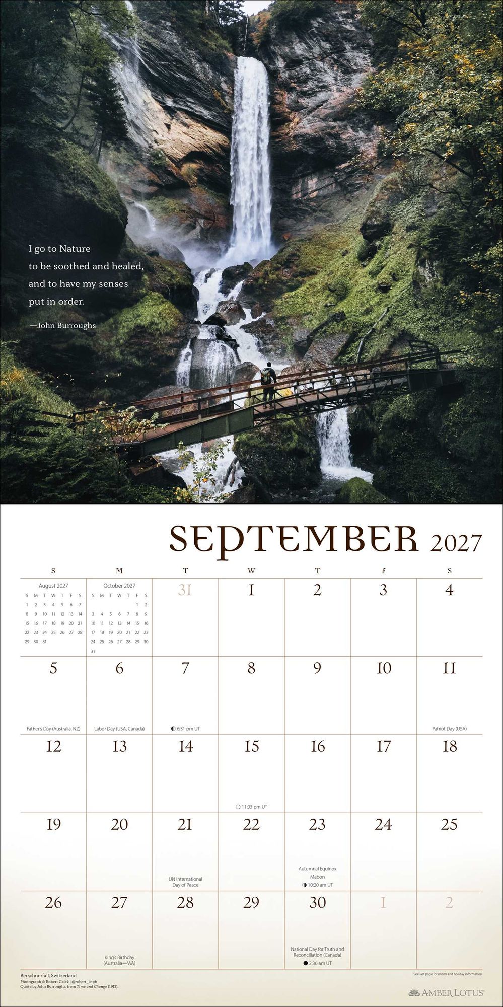 2027 Wanderlust Wall Calendar