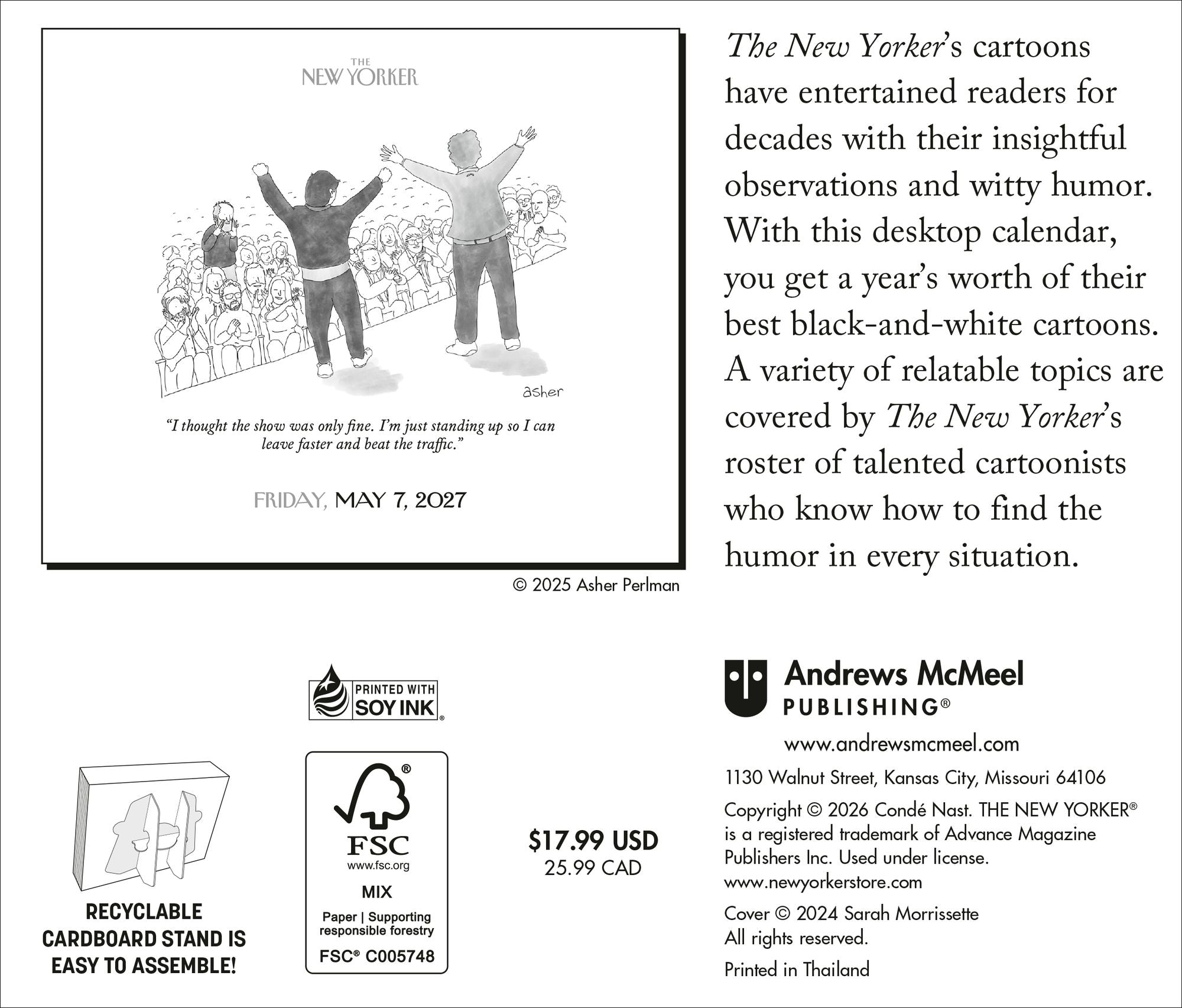 2027 Cartoons from The New Yorker Day-to-Day Calendar