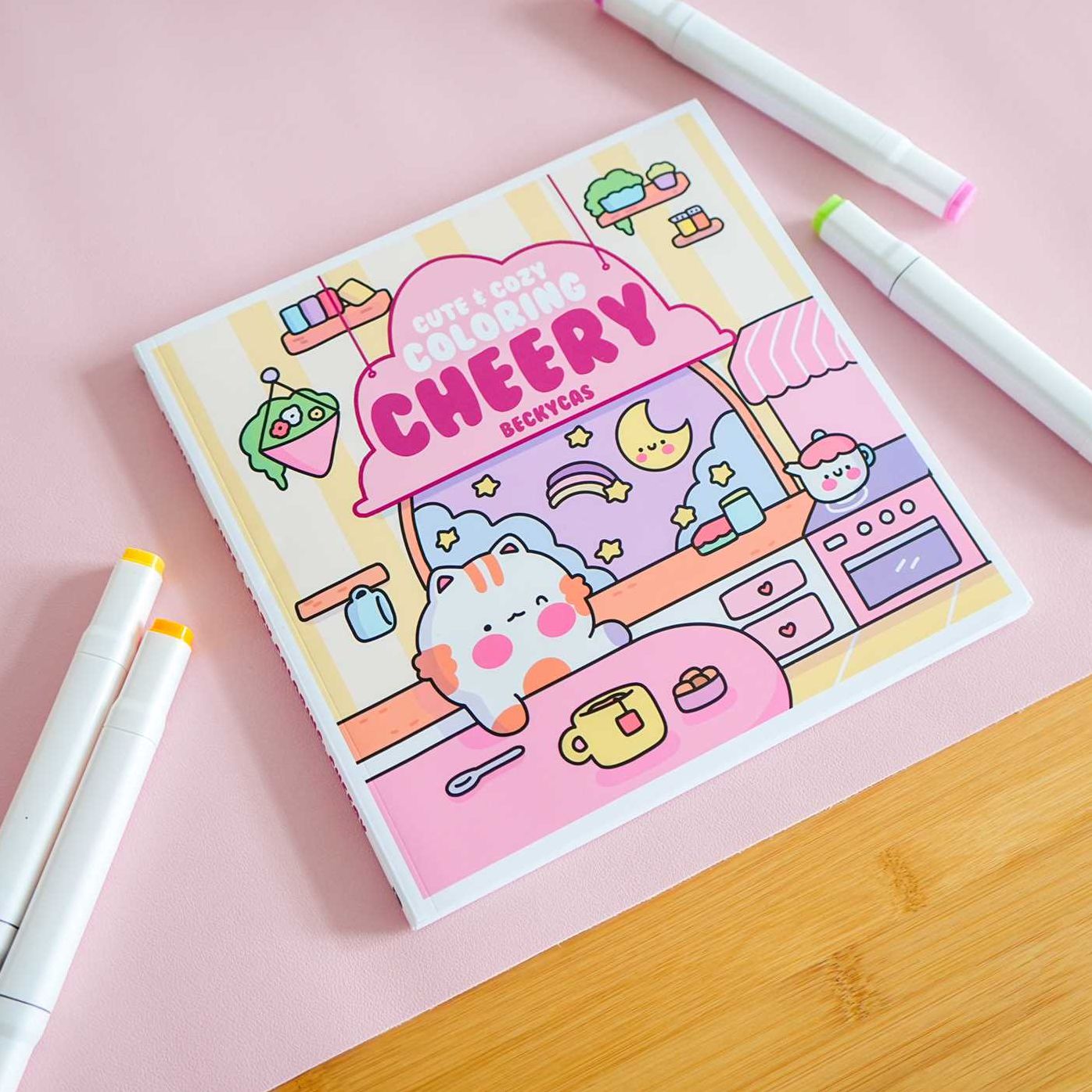 Cute & Cozy Coloring: Cheery
