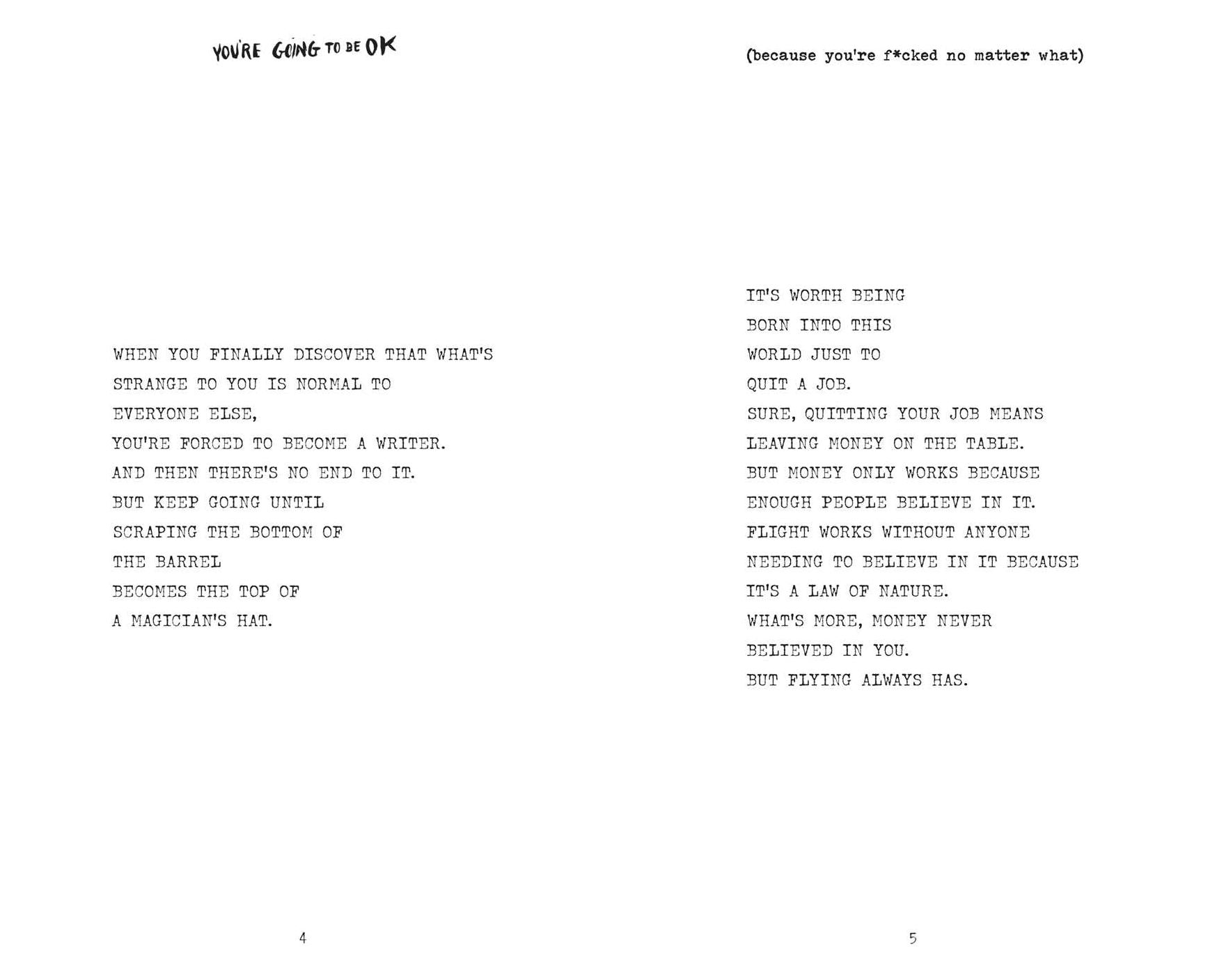 You're Going to Be OK: (Because You're F*cked No Matter What)