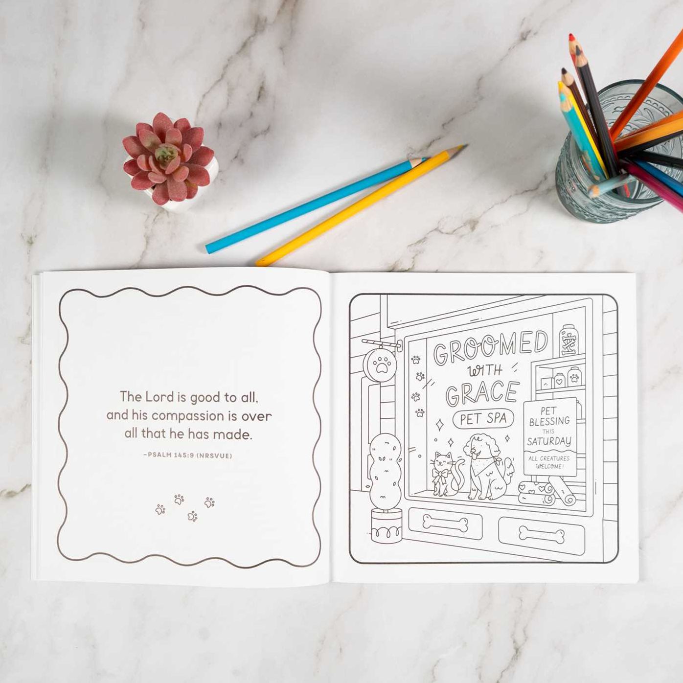 Simple Gifts Christian Coloring: Main Street: Scenes & Scripture that Celebrate Everyday Grace, Beauty & Joy