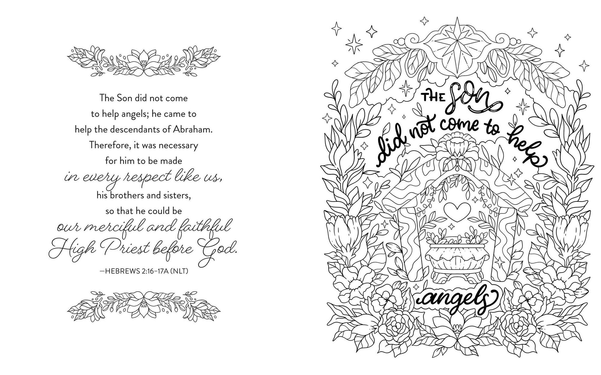 Be Still & Color Amazing Words of Grace