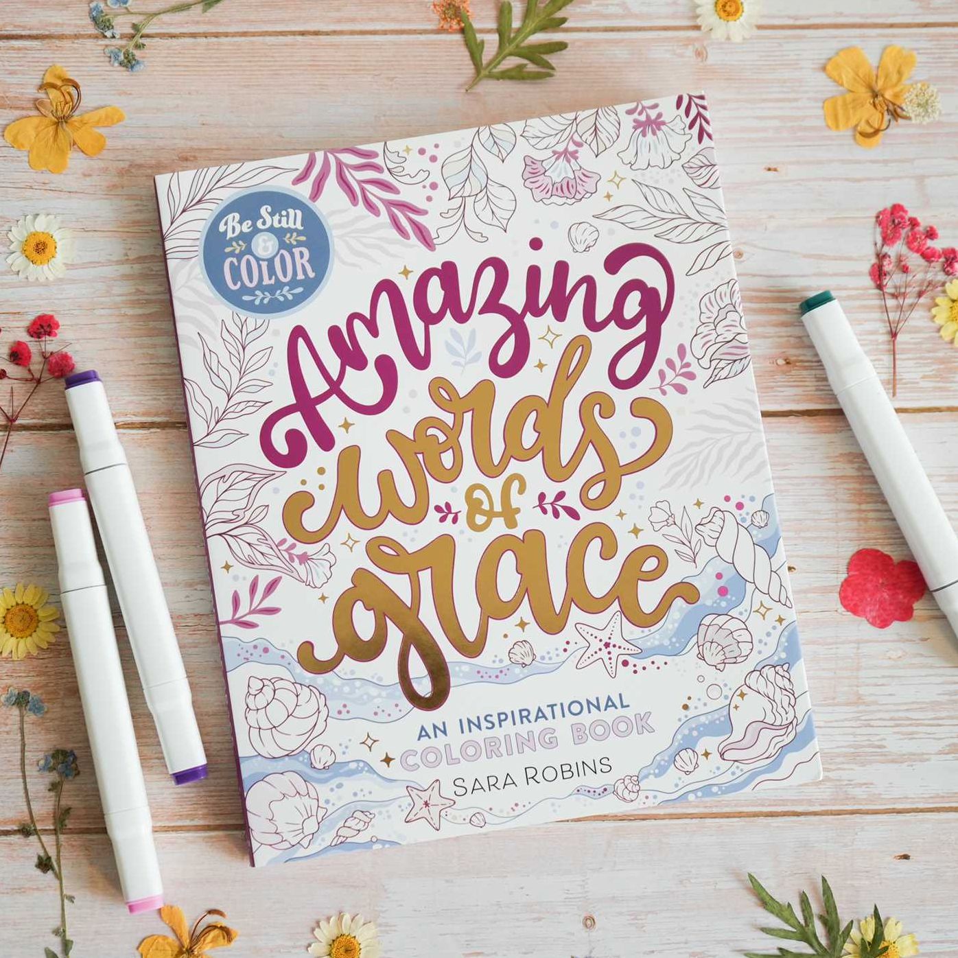 Be Still & Color Amazing Words of Grace