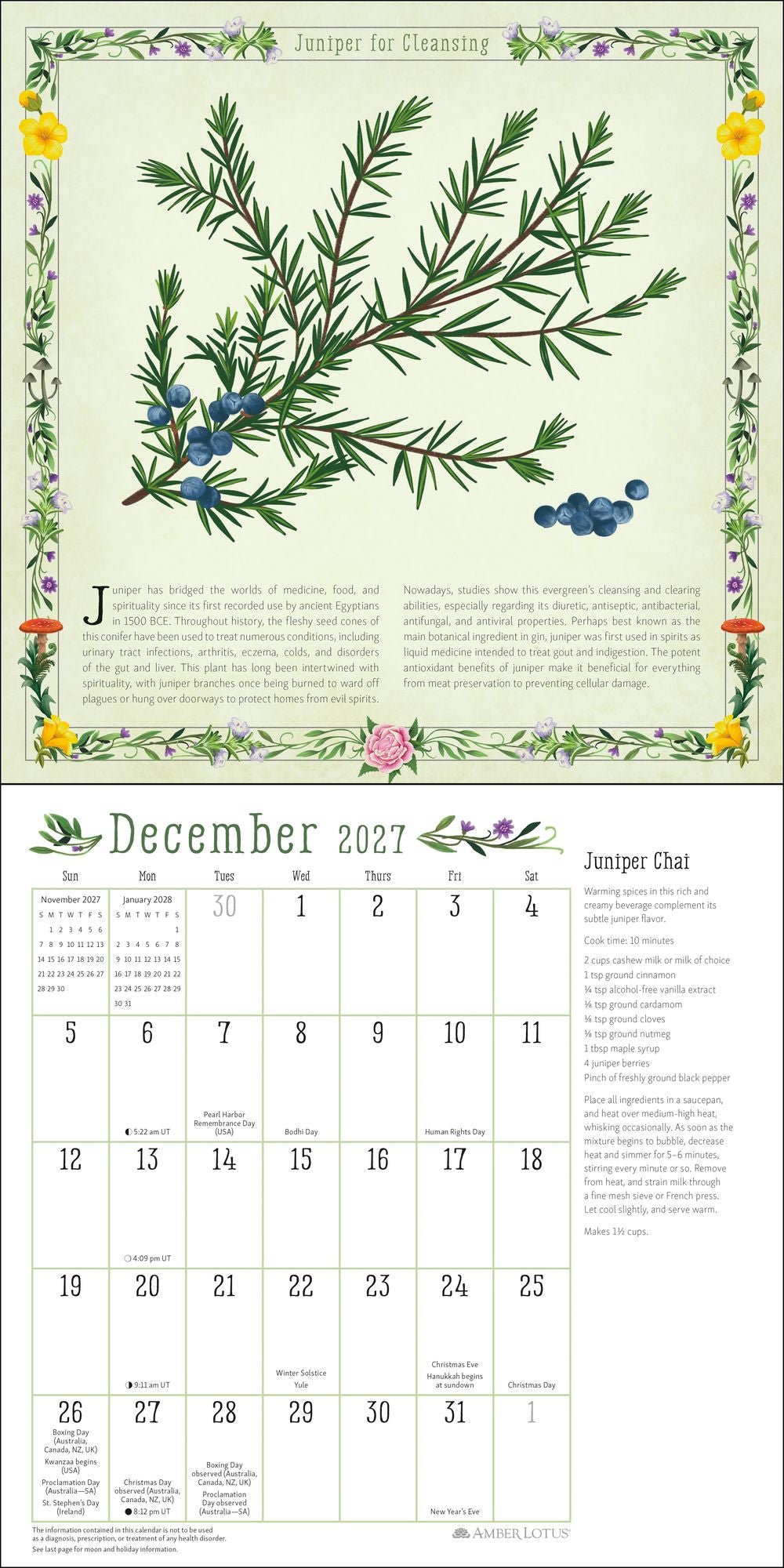 2027 Kitchen Witch Wall Calendar