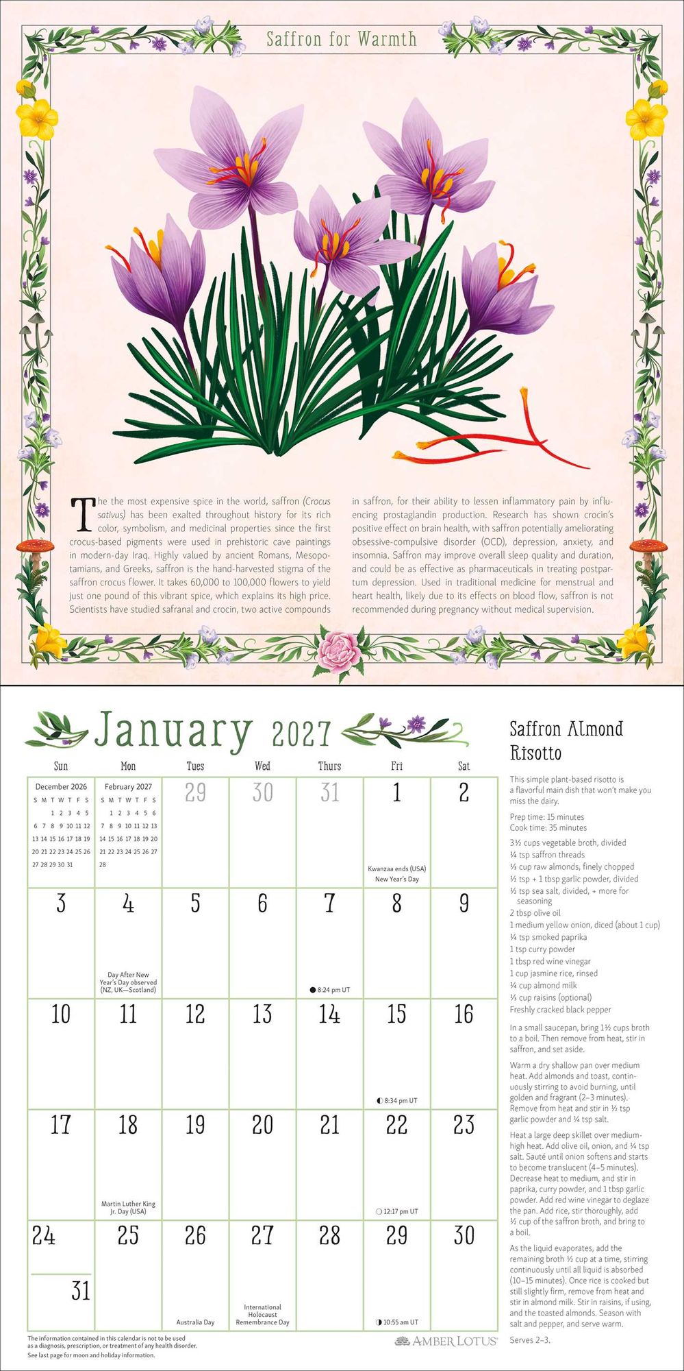 2027 Kitchen Witch Wall Calendar
