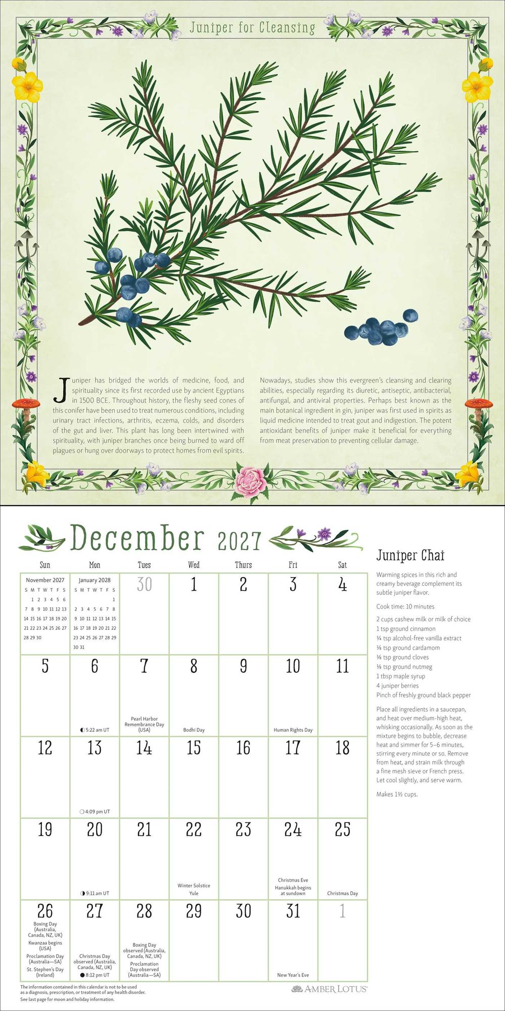 2027 Kitchen Witch Wall Calendar